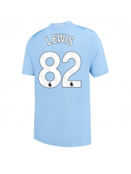 Billige Manchester City Rico Lewis #82 Hjemmedrakt 2023-24 Kortermet